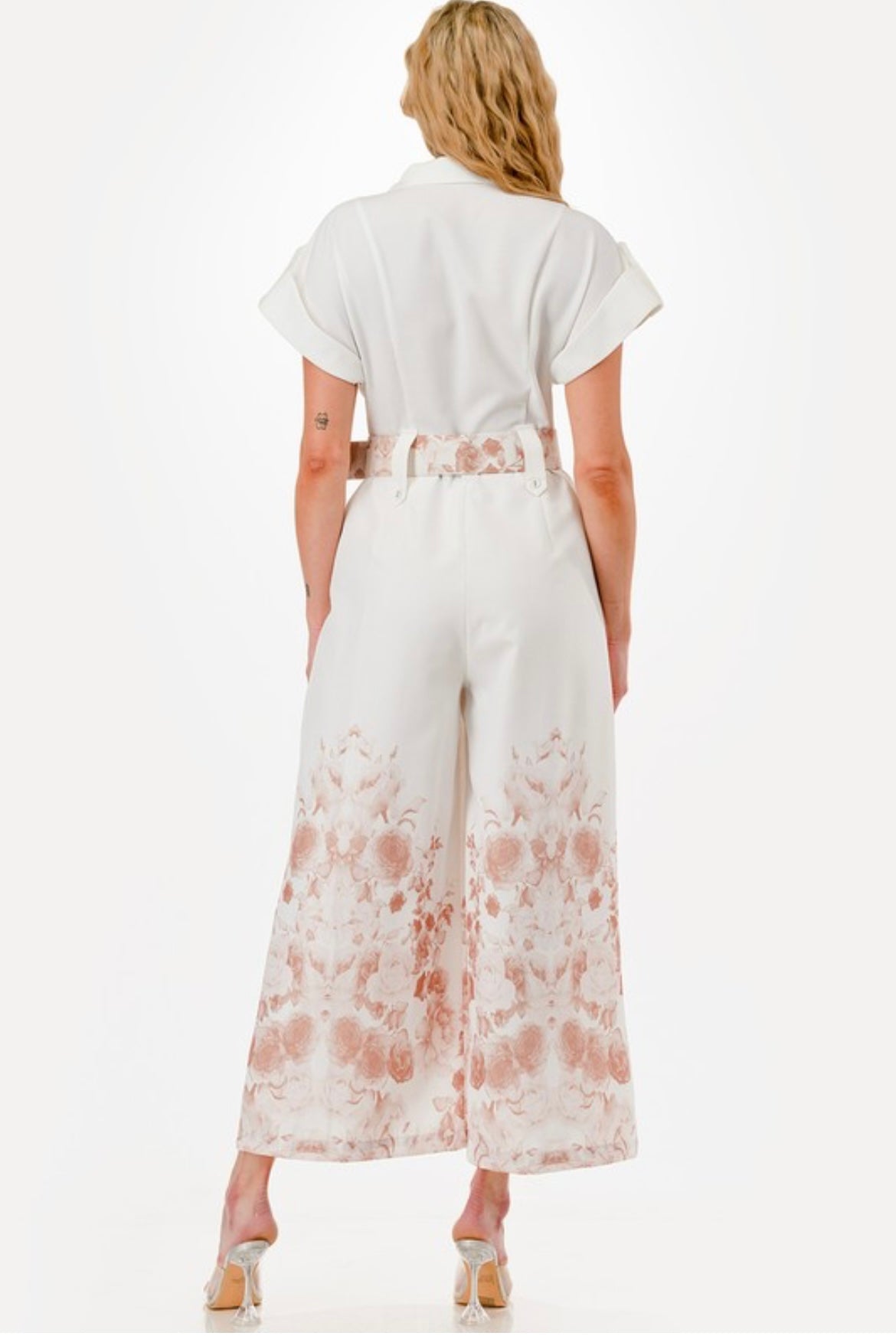 Floral Print Jumpsuit